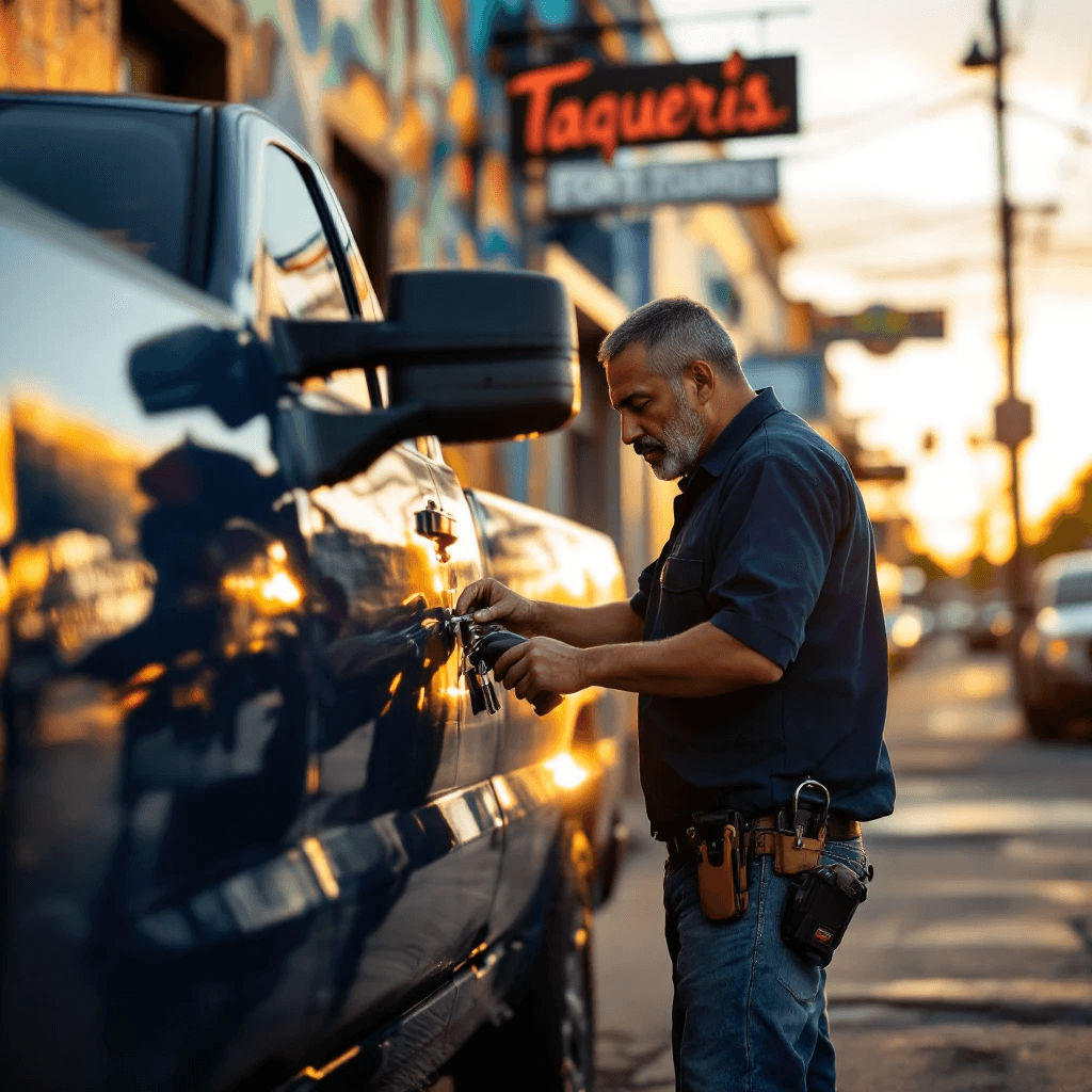 Cerrajero profesional experimentado brindando servicio de calidad en Fort Worth