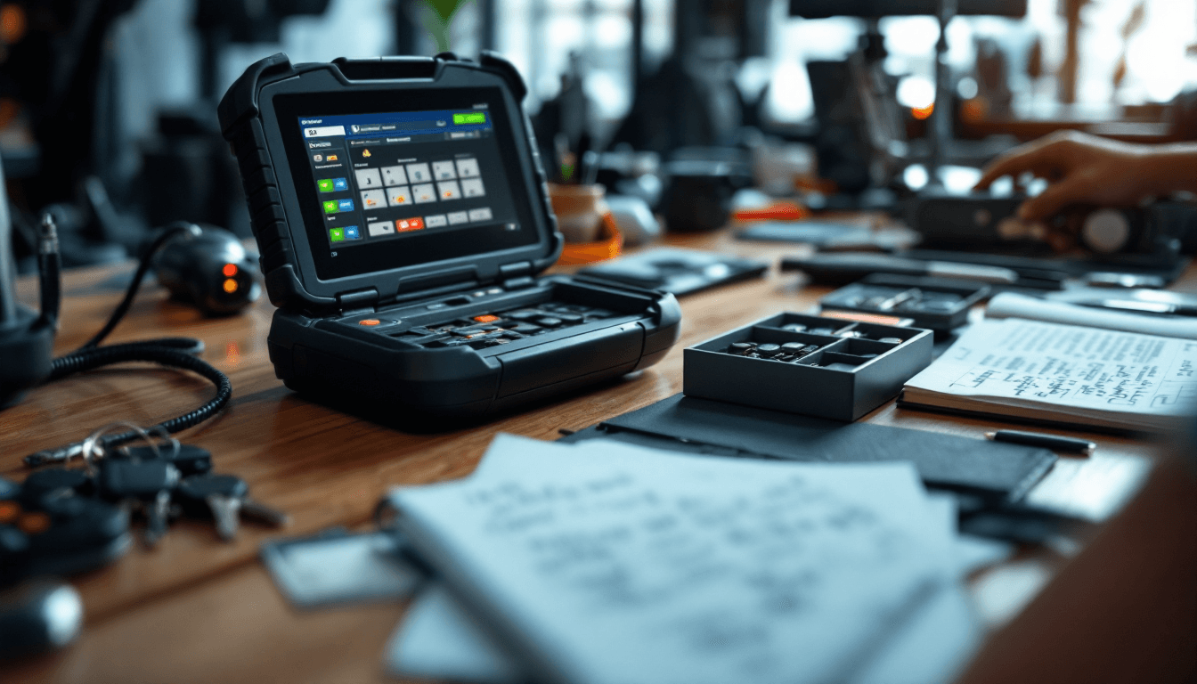 Cerrajero automotriz bilingüe explicando programación de llave a cliente bilingüe Fort Worth